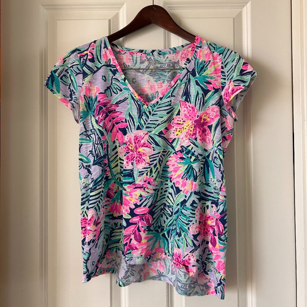 Lilly Pulitzer V Neck Top